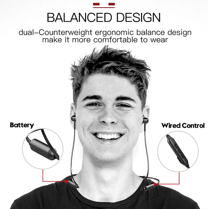 Baseus S06 Bluetooth Earphone Wireless Magnetic Neckband Earbuds Handsfree Sport Stereo Earpieces For Samsung Xiaomi With MIC
