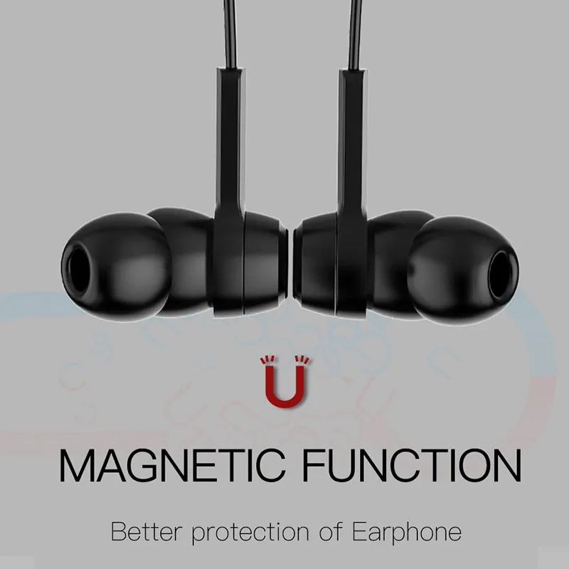Baseus S06 Bluetooth Earphone Wireless Magnetic Neckband Earbuds Handsfree Sport Stereo Earpieces For Samsung Xiaomi With MIC