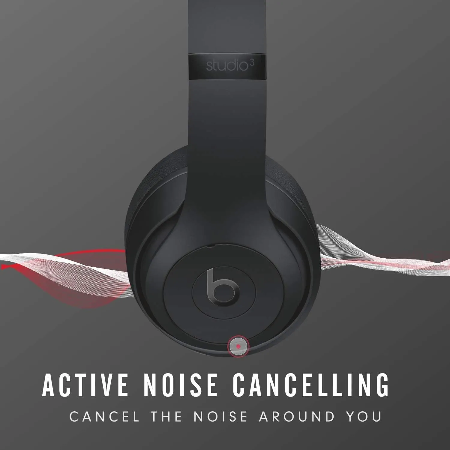 Beats Studio3 Wireless Noise Cancelling Over-Ear Headphones - Matte Black