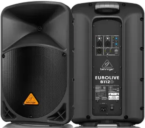 Behringer B112D 1000W Active 2-Way 12" PA Speaker System with Wireless Option and Integrated Mixer