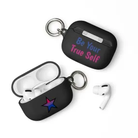 Bisexual Bi Pride Rubber Case for AirPods with Star