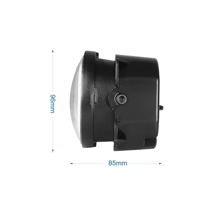 Bluetooth 4" CREE LED Fog Lights with RGB Halo Angle Eye For Jeep JK/JL/JT