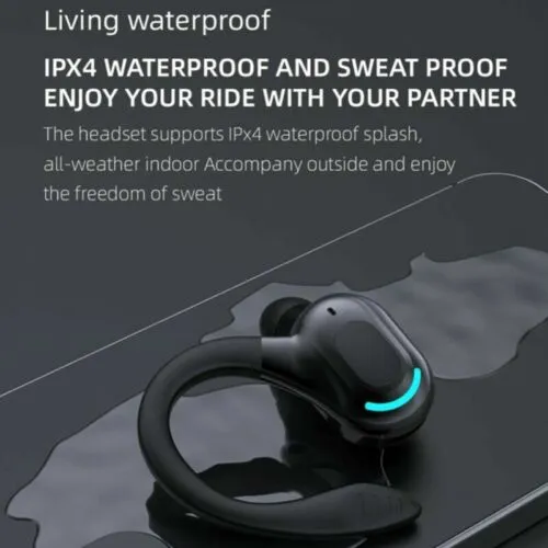 Bluetooth 5.1 Headset Wireless Earbuds Earphones Stereo Headphones Ear Hook Lot