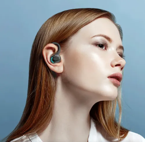 Bluetooth 5.1 Headset Wireless Earbuds Earphones Stereo Headphones Ear Hook Lot