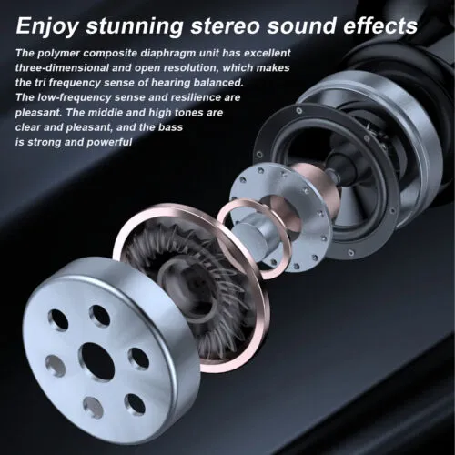Bluetooth Earbuds for Iphone Samsung Android Wireless Earphone WaterProof