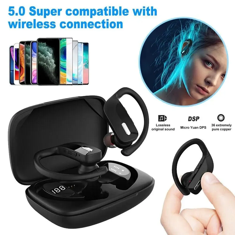 Bluetooth Headset TWS 5.0 Wireless Earphones Earbuds Headphones Stereo
