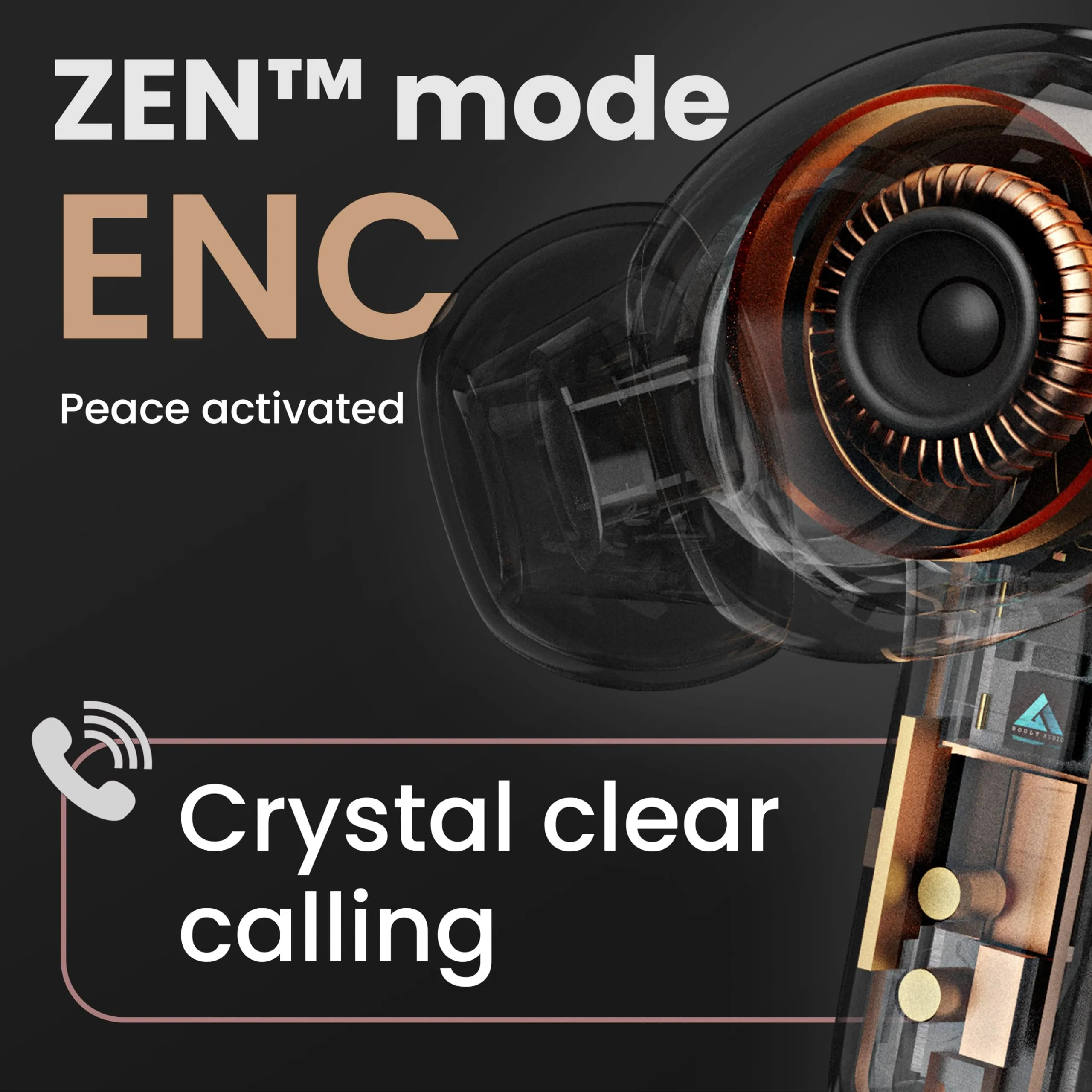 Boult Audio Z20 Truly Wireless Bluetooth Ear buds with 51 Hours Playtime, Zen™ Clear Calling ENC Mic, Low Latency Gaming, Rich Bass Drivers, IPX5, (Green)