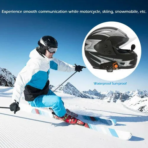 BT-S2 Motorcycle Helmet BT Intercom Waterproof Wireless Interphone