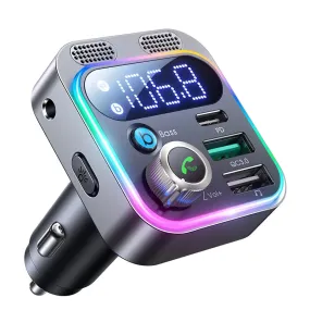 Car Bluetooth 5.3 FM Transmitter Charger Adapter