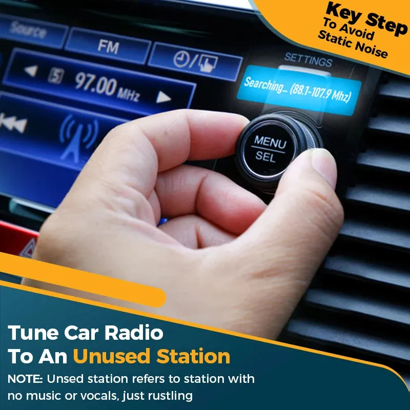 Car Bluetooth 5.3 FM Transmitter Charger Adapter