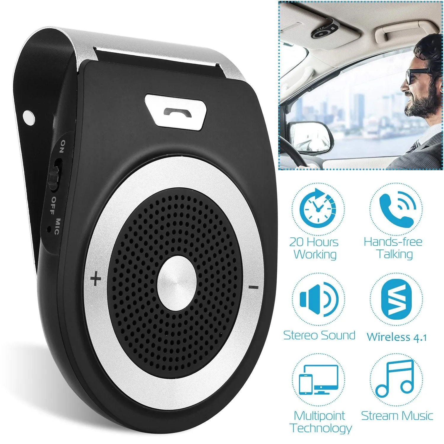 Car Wireless Speakerphone