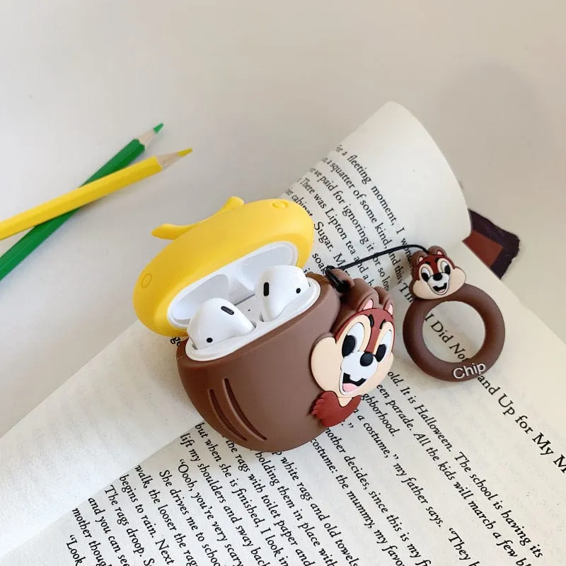 Cartoon Squirrel Airpods Case