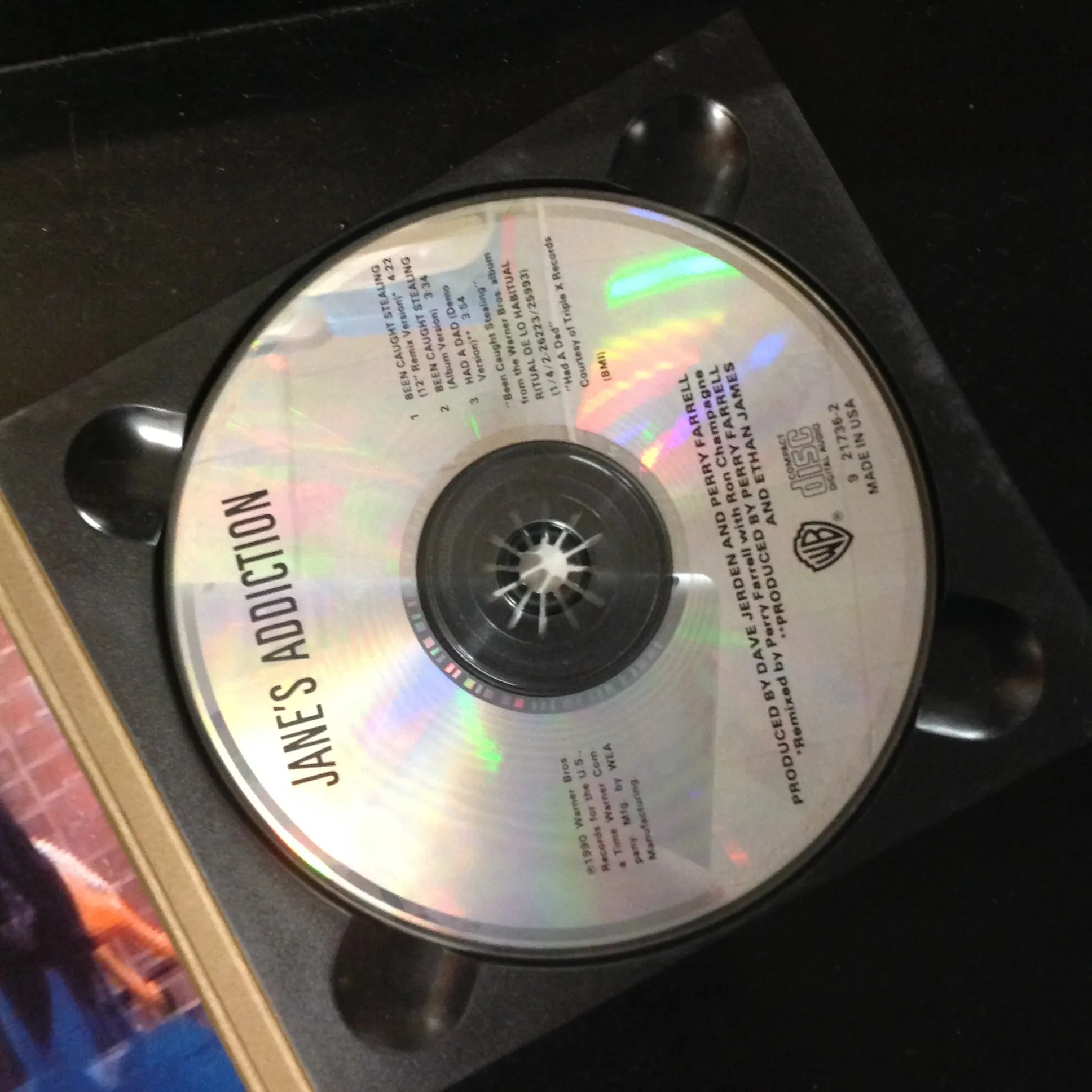 CD Jane's Addiction Maxi-Single Single Been Caught Stealing 921736-2 Warner Bros Digipak