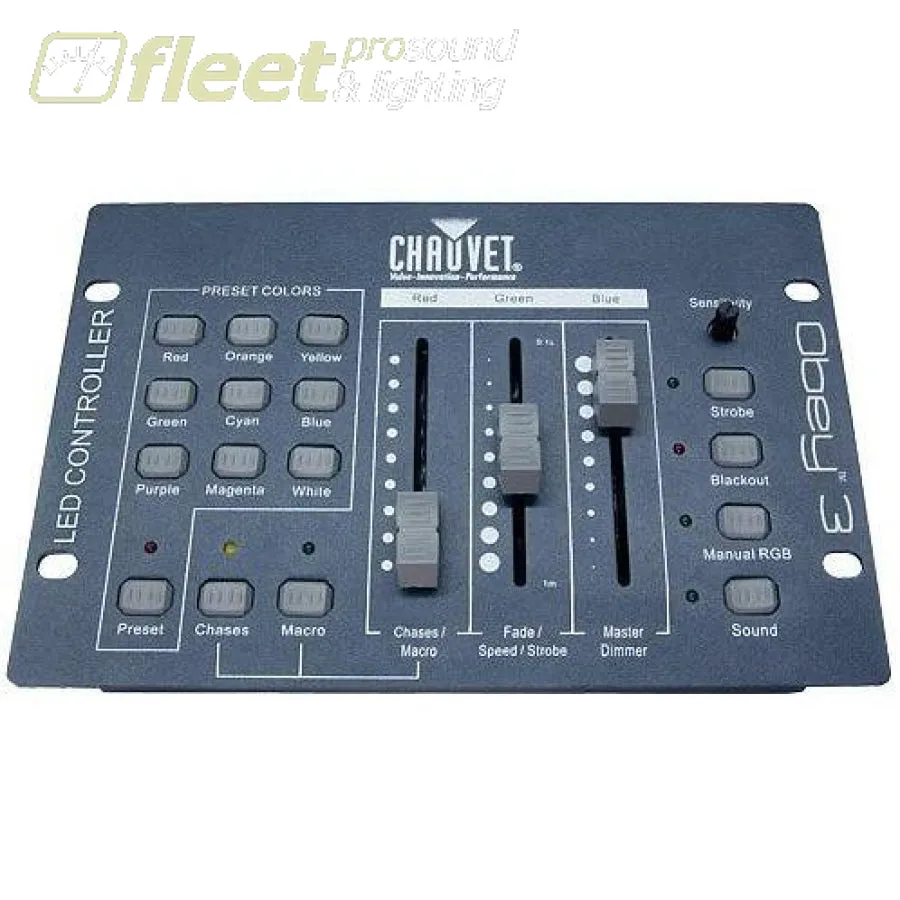 Chauvet Obey 3 - 3-Channel Dmx Controller, Rgb   Presets