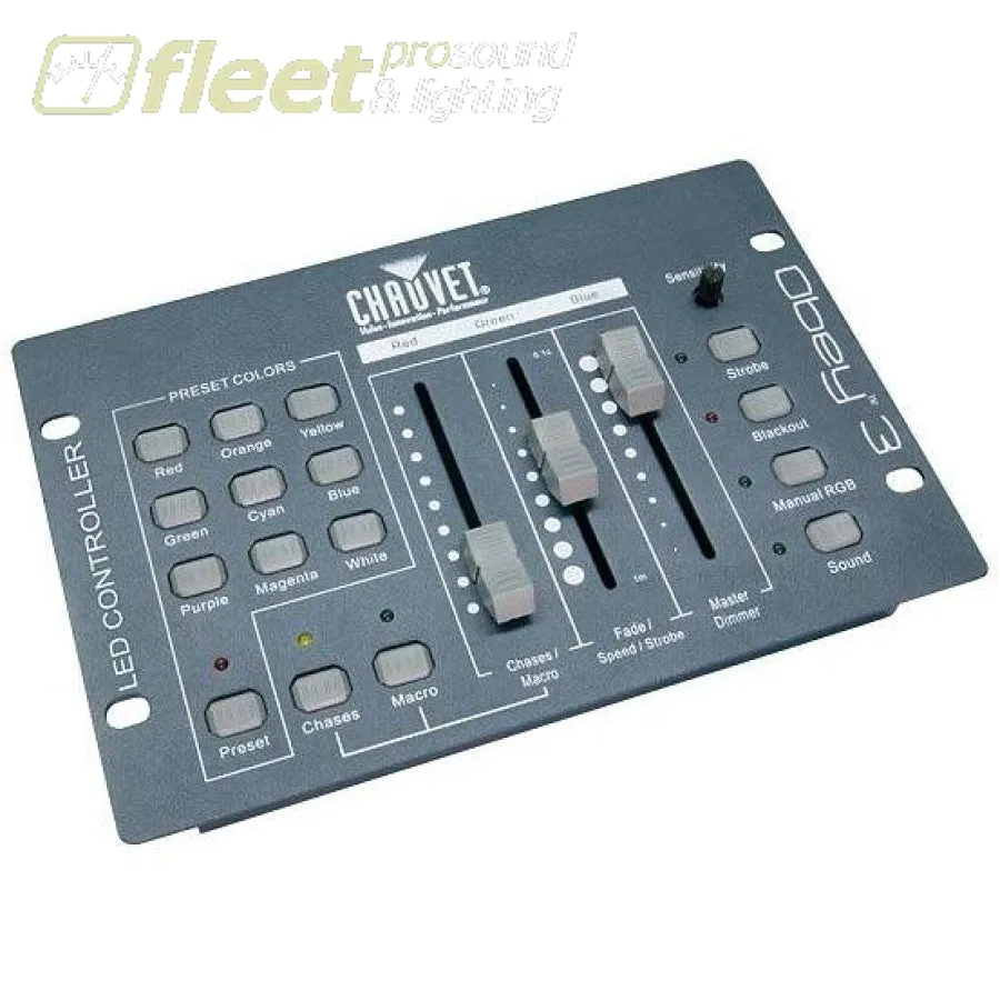 Chauvet Obey 3 - 3-Channel Dmx Controller, Rgb   Presets