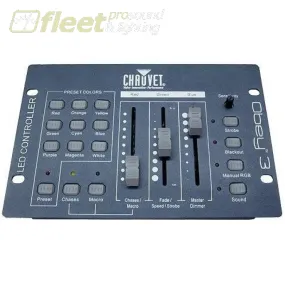 Chauvet Obey 3 - 3-Channel Dmx Controller, Rgb   Presets