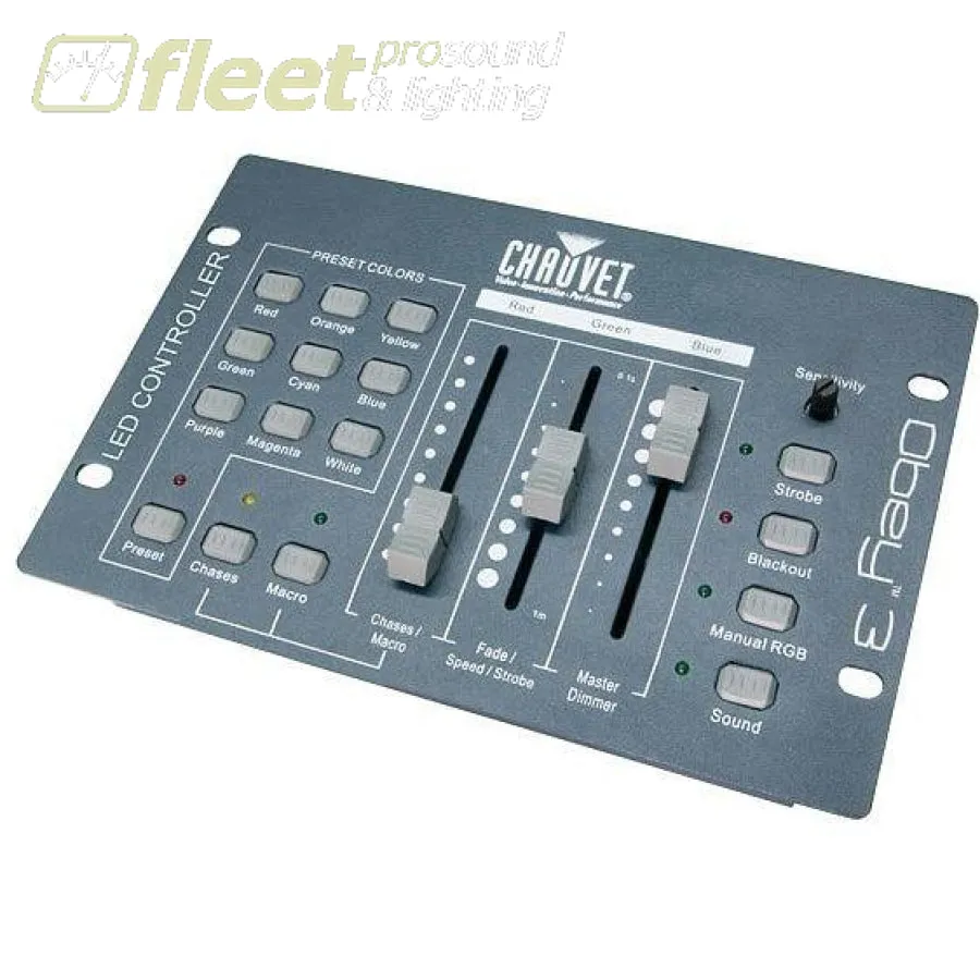 Chauvet Obey 3 - 3-Channel Dmx Controller, Rgb   Presets