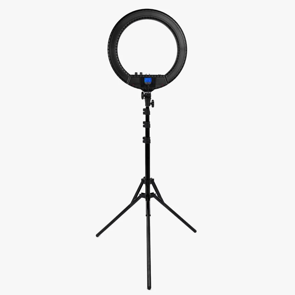 Complete Beauty Studio Diamond Luxe Ring Light & 9" LED Panel Lighting Kit