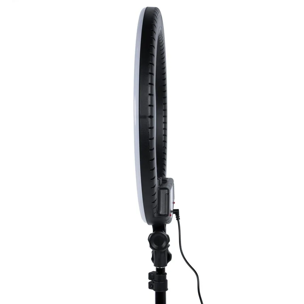 Complete Beauty Studio Diamond Luxe Ring Light & 9" LED Panel Lighting Kit