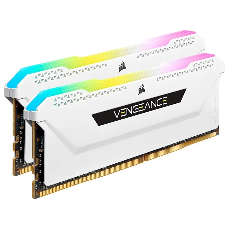 Corsair 32GB (2x16GB) DDR4 Vengeance RGB Pro SL C18 3600Mhz - White