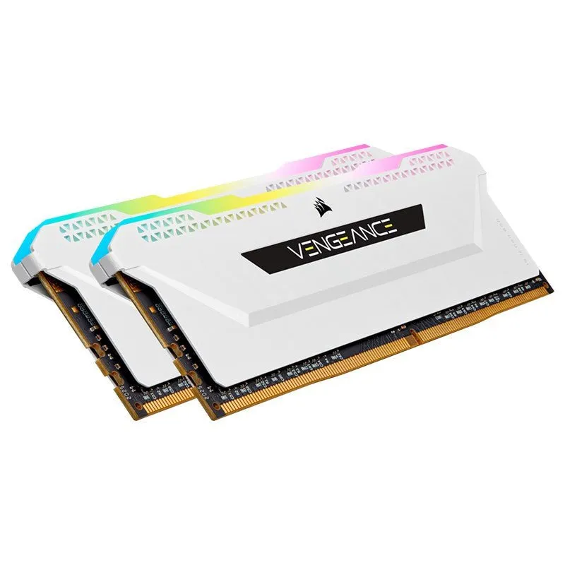 Corsair 32GB (2x16GB) DDR4 Vengeance RGB Pro SL C18 3600Mhz - White