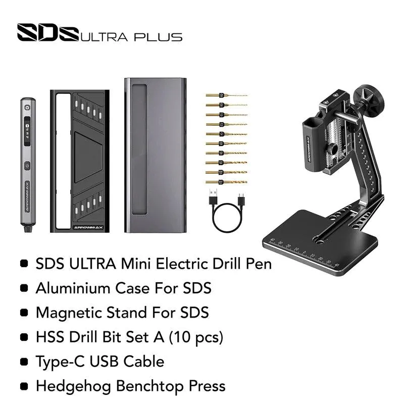 Craftsman's Ultimate Electric Drill and Benchtop Press Set - The Complete DIY Crafting Tool Kit for Home Creations