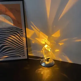 Crystal Stone Lamp with 16 RGB Colors – Elevate Your Home Décor with This Stylish Diamond Table Light for a Magical Ambiance in Any Room
