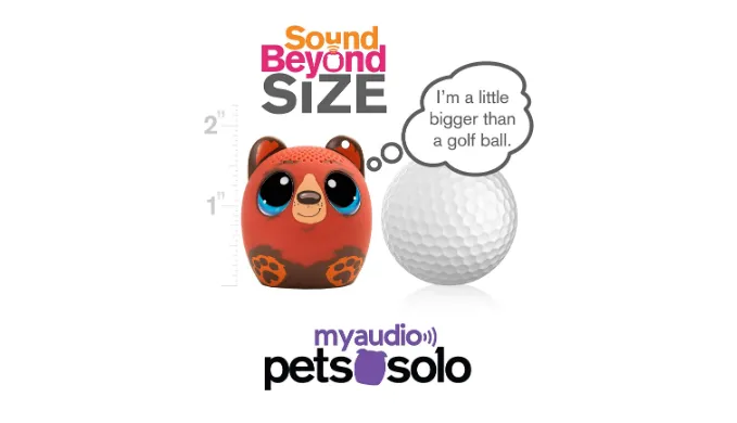 CYBER MONDAY SPECIAL: My Audio Pet Mini Bluetooth Animal Wireless Speaker   FREE Quick Shipping!