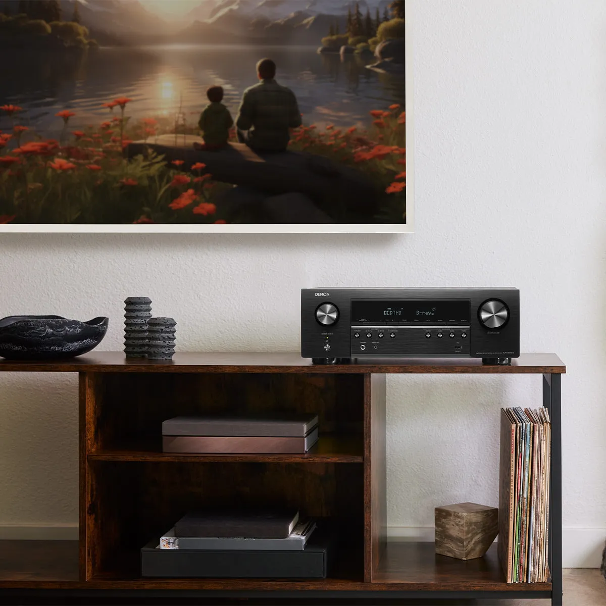 Denon AVR-S670H 5.2 Channel 8K Home Theater Receiver with Dolby TrueHD Audio, HDR10 , and HEOS Built-In