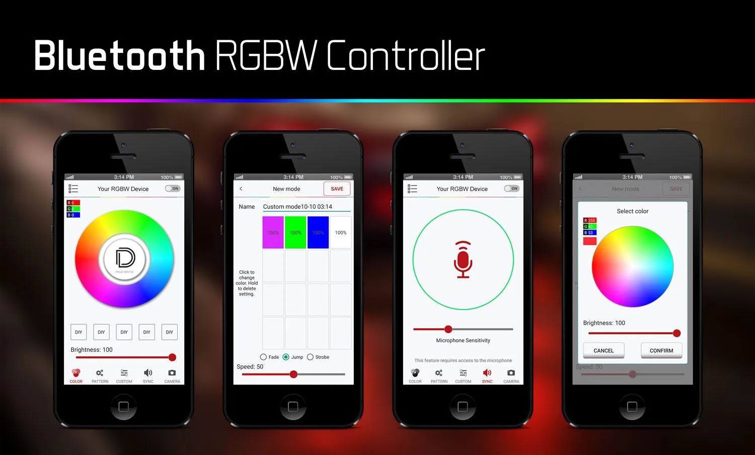 Diode Dynamics M8 RGBW Bluetooth Controller