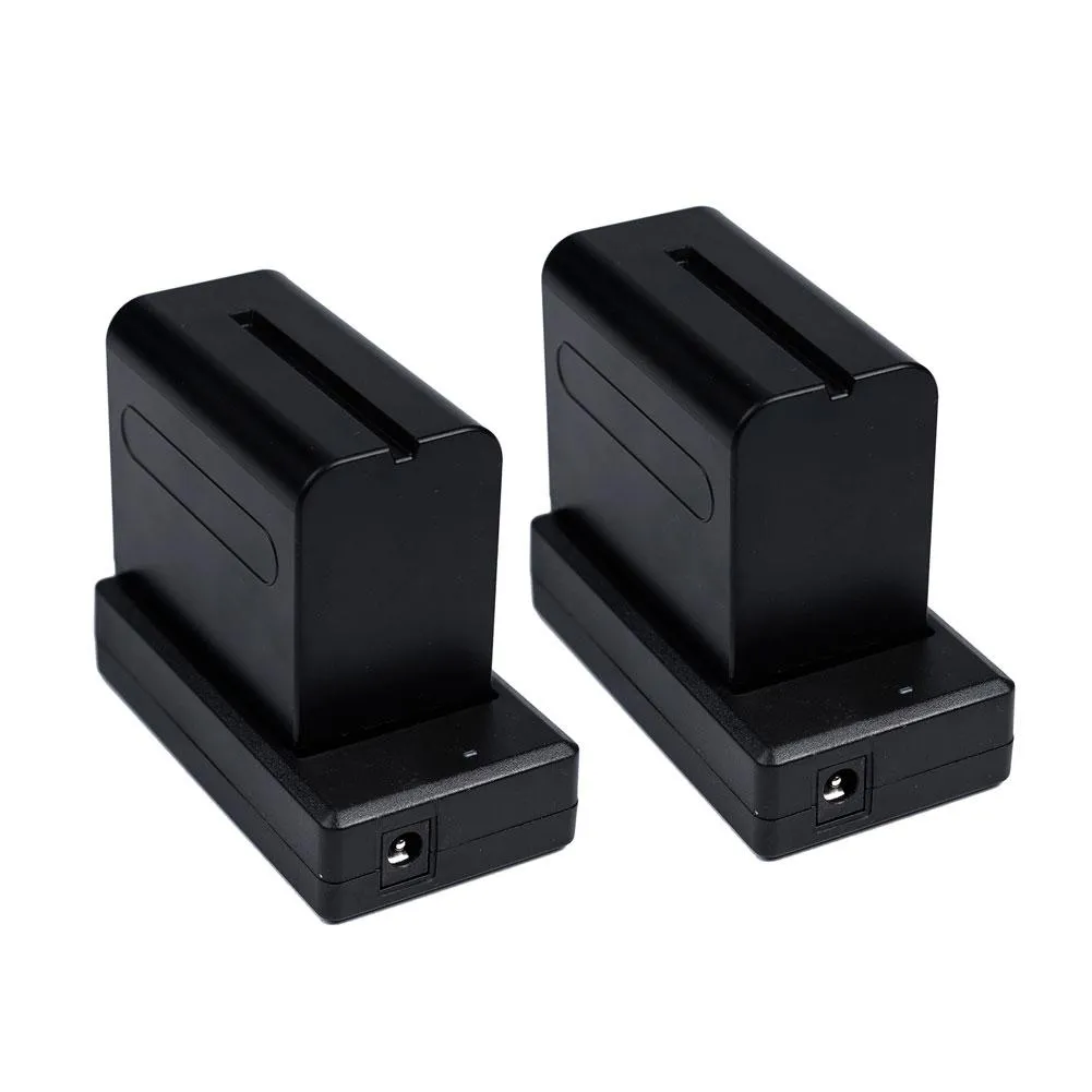 Dual Spectrum Crystal Luxe Fast Charger and Sony NP-F970 Battery Set - Bundle