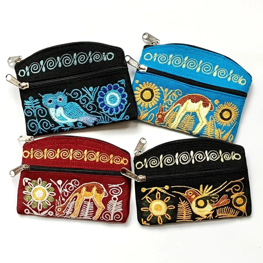 Embroidered Small Pouch