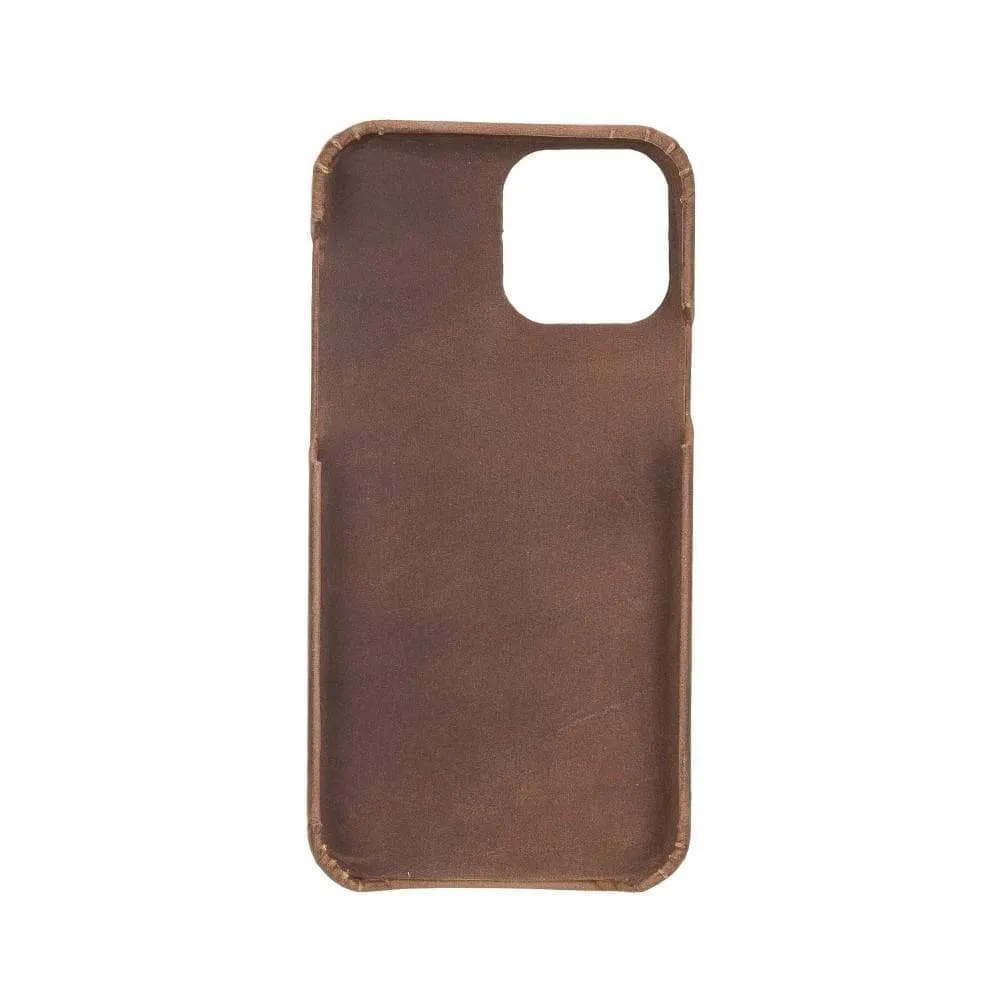 F360 iPhone 12 Series Full Genuine Leather Cover / F360 Phone Case