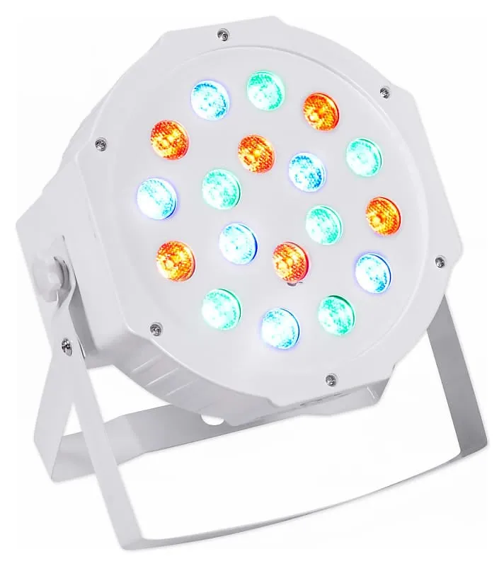 Floodlights Rockville RockPAR50 WHT LED RGB Compact Par Can DJ/Club DMX Wash Lights RockPAR50 WHT