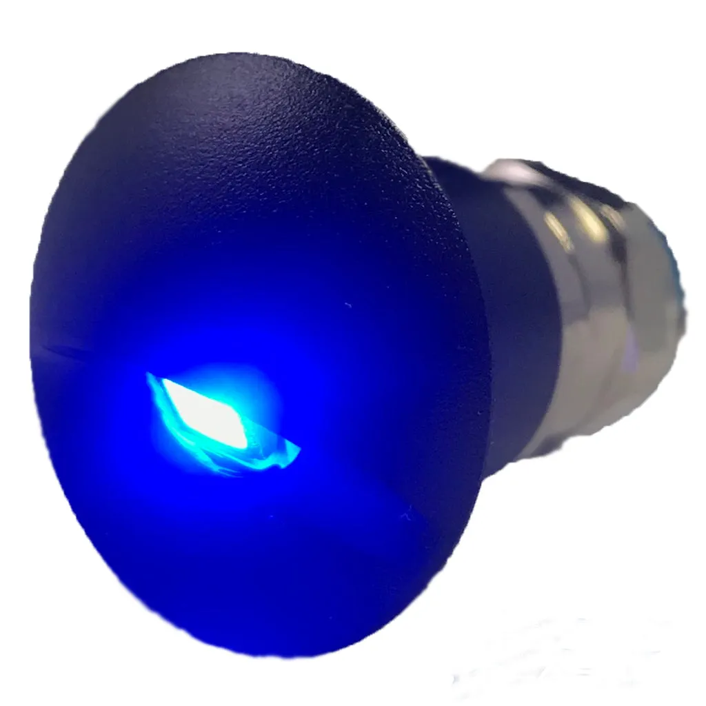 Flush Mounted LED Step Light - Black Housing