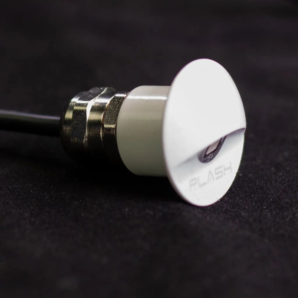 Flush Mounted LED Step Light - White Housing