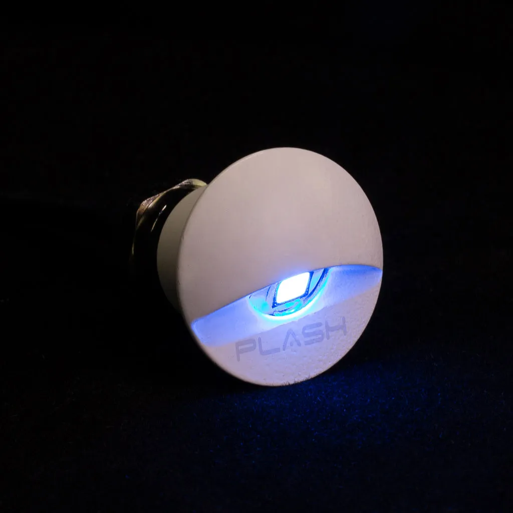 Flush Mounted LED Step Light - White Housing