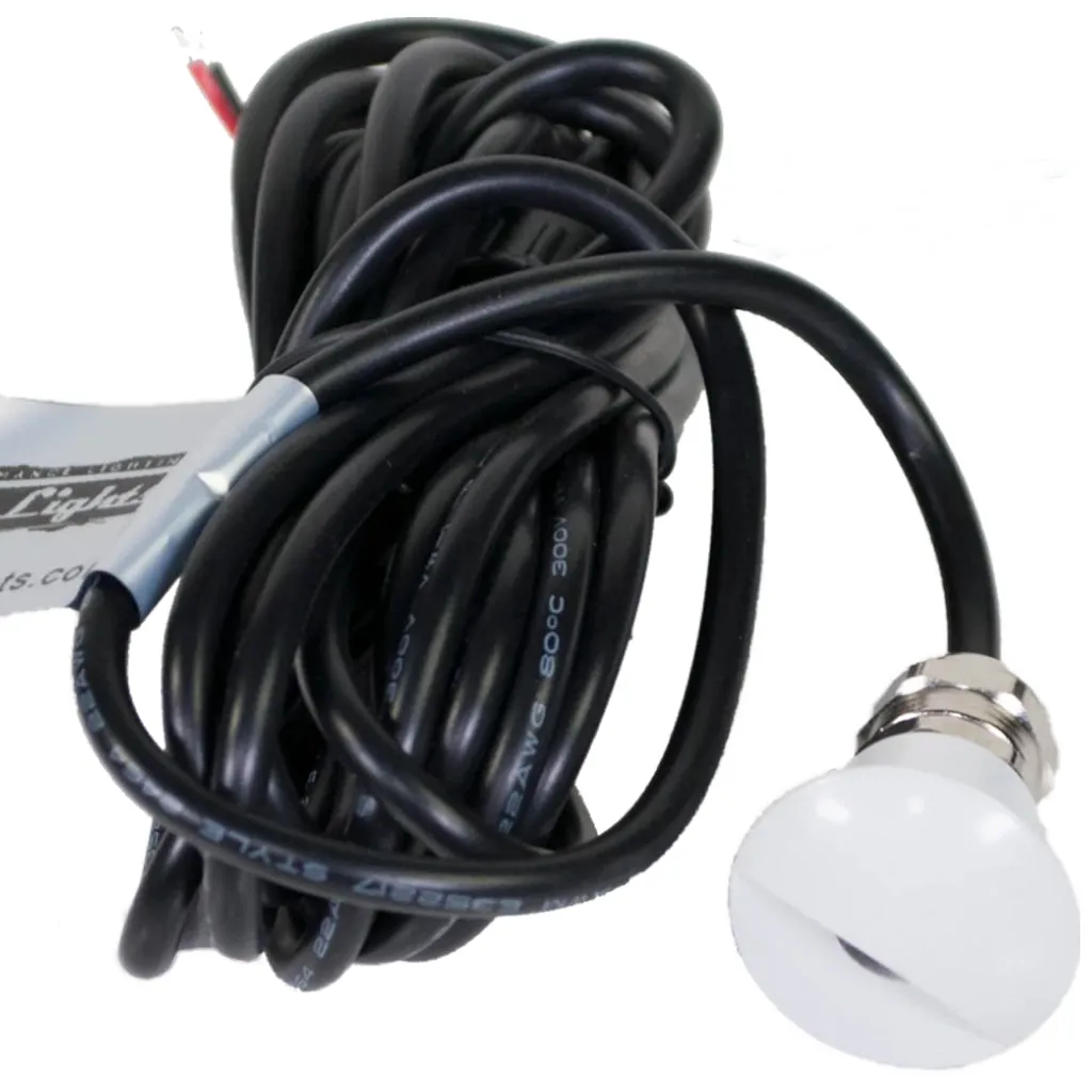 Flush Mounted LED Step Light - White Housing
