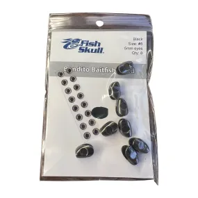 FlyMen Fish-Skull Bandito Baitfish Head Black