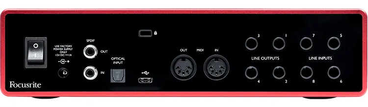 Focusrite Scarlett 18i8 3rd Gen USB Audio Interface