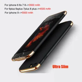 for iphone 6s 7 8  Portable Battery Charge Phone Cases