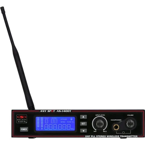 Galaxy Audio AS-1400-2 Wireless In-Ear Monitor Twin Pack System with EB4 Earbuds