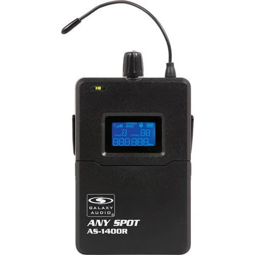 Galaxy Audio AS-1400-2 Wireless In-Ear Monitor Twin Pack System with EB4 Earbuds