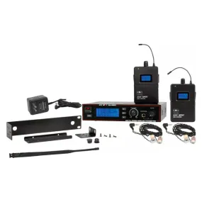 Galaxy Audio AS-1406-2 Wireless In-Ear Monitor Twin Pack System with EB6 Earbuds