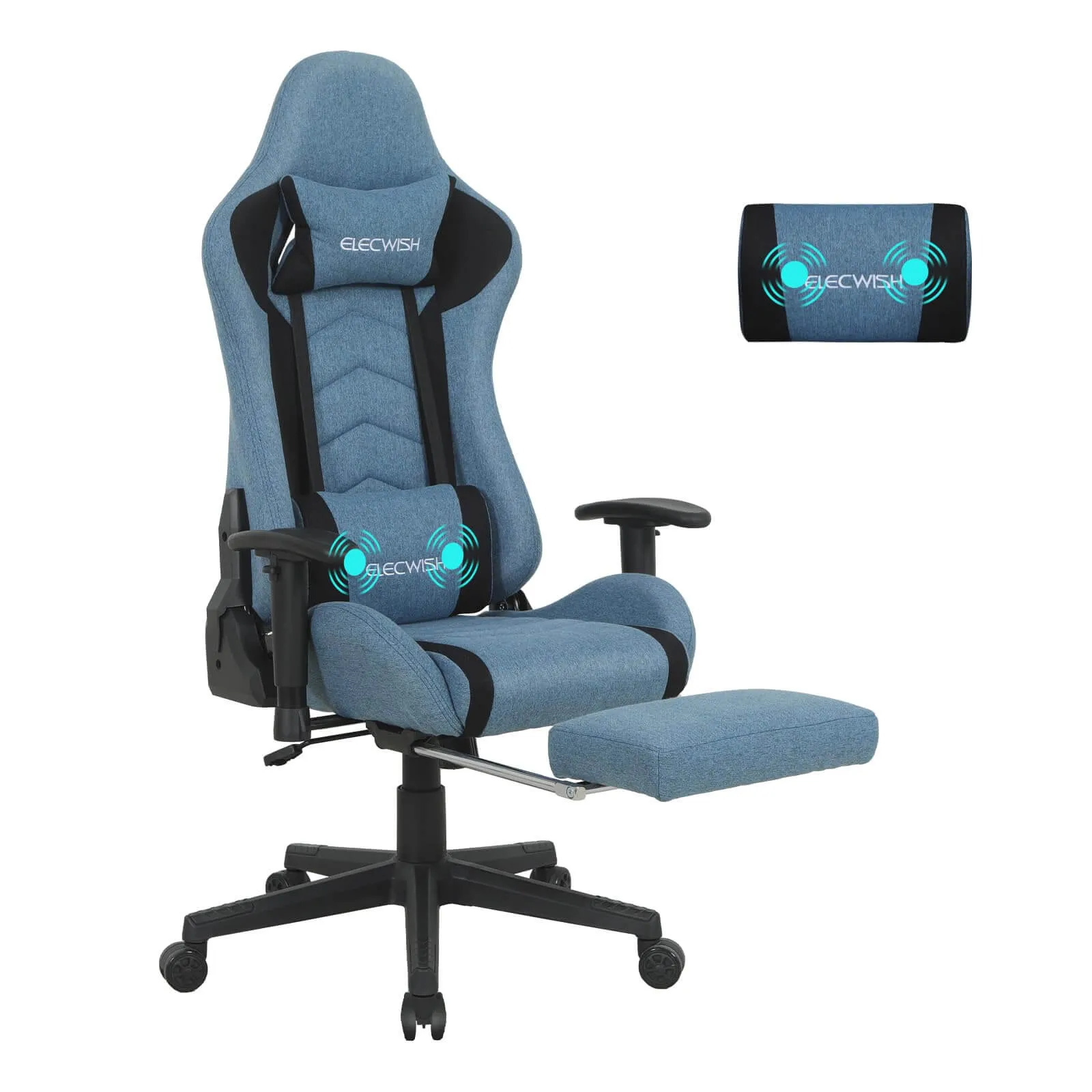 Gaming Chair with Massage Lumbar Support OC121