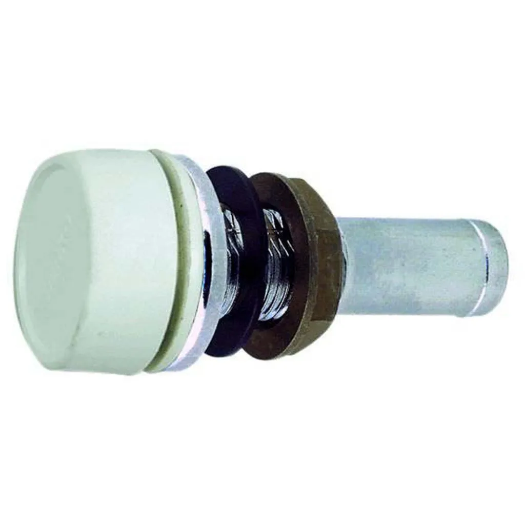 Gas Tank Vent 5/8" White Polymer Cap