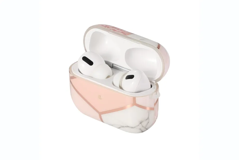 Geo Metallic Marble AirPod Holder