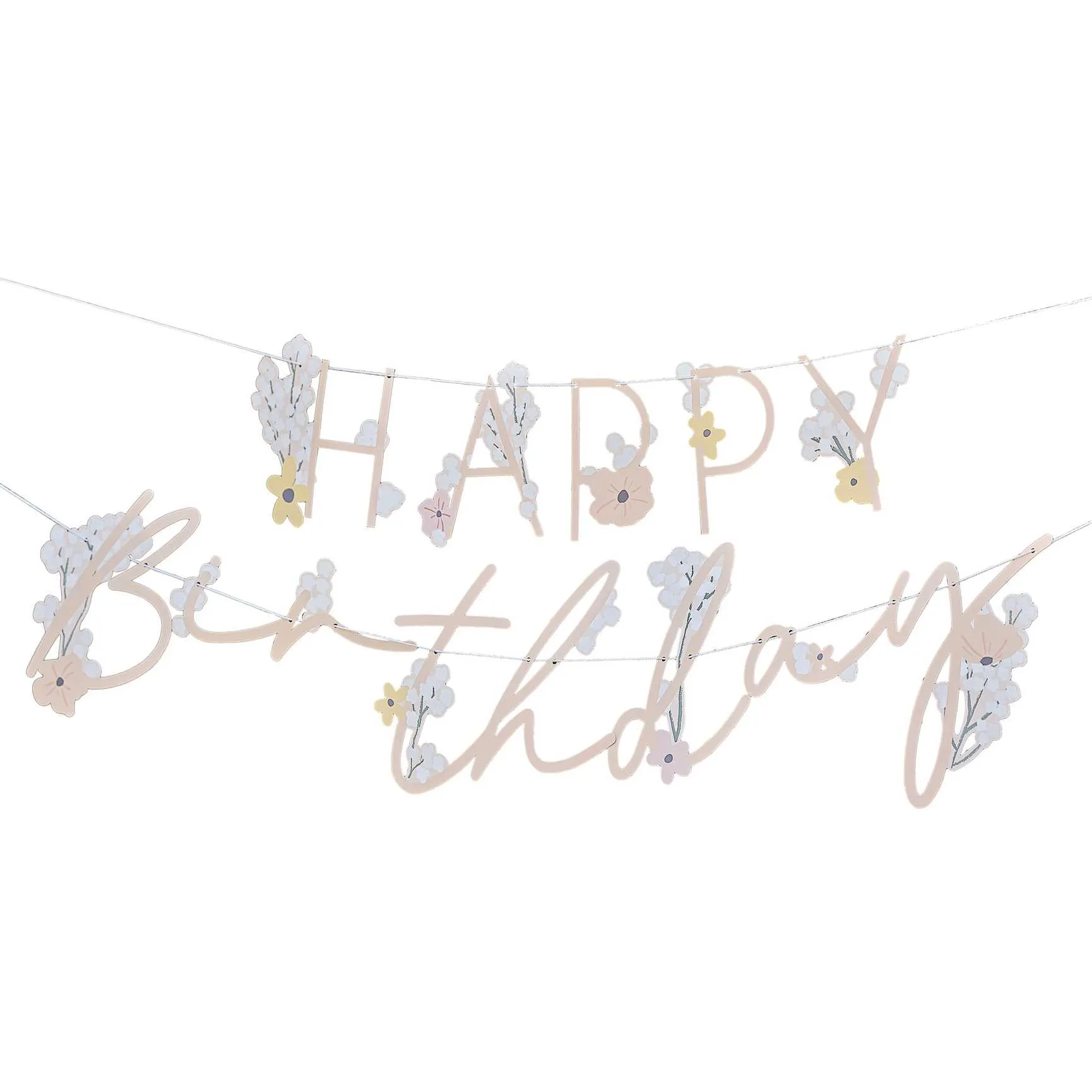 Ginger Ray Slinger | Happy Birthday Floral