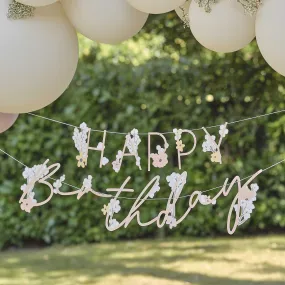 Ginger Ray Slinger | Happy Birthday Floral