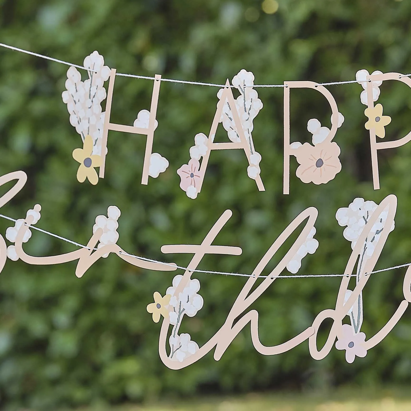 Ginger Ray Slinger | Happy Birthday Floral